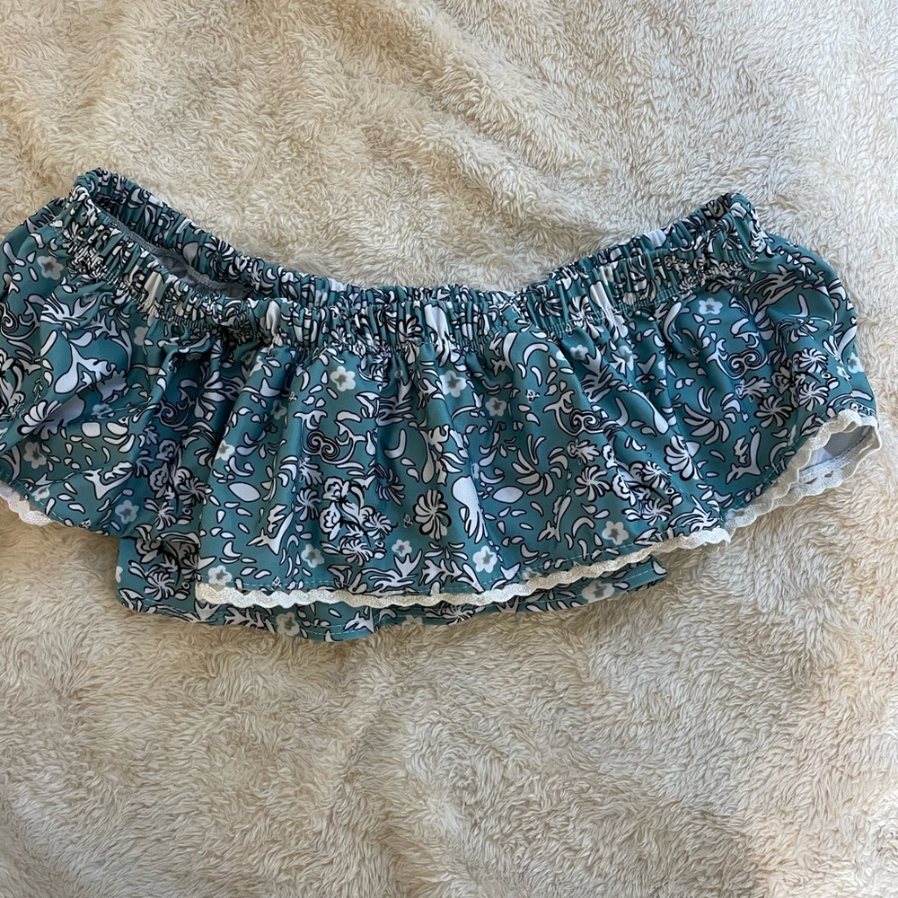 off the shoulder bathing suit top